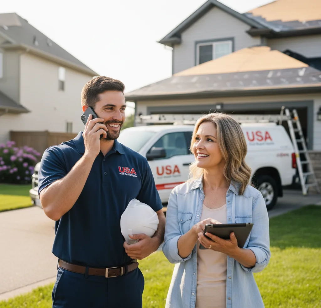 USA Roof Repair Experts customer support in New Plymouth